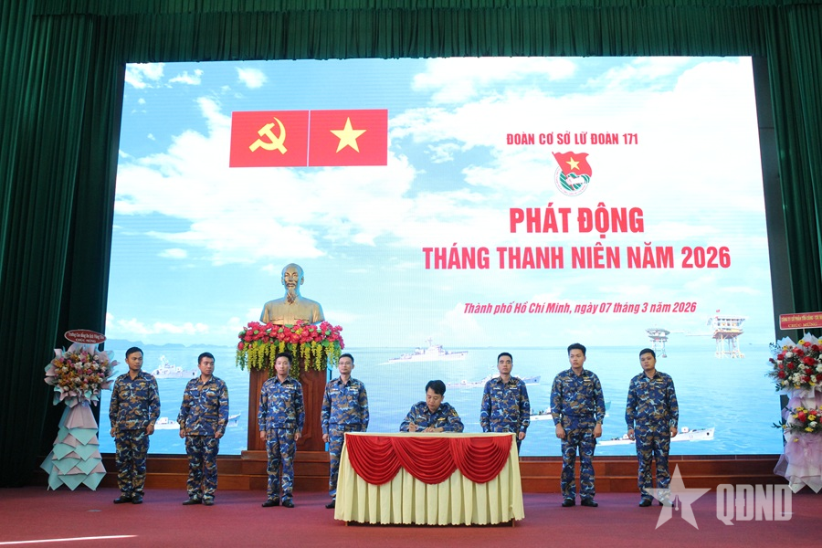 Lữ đoàn 171 phát động Tháng Thanh niên 2026